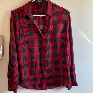 Plaid Blouse - Limited size Small
